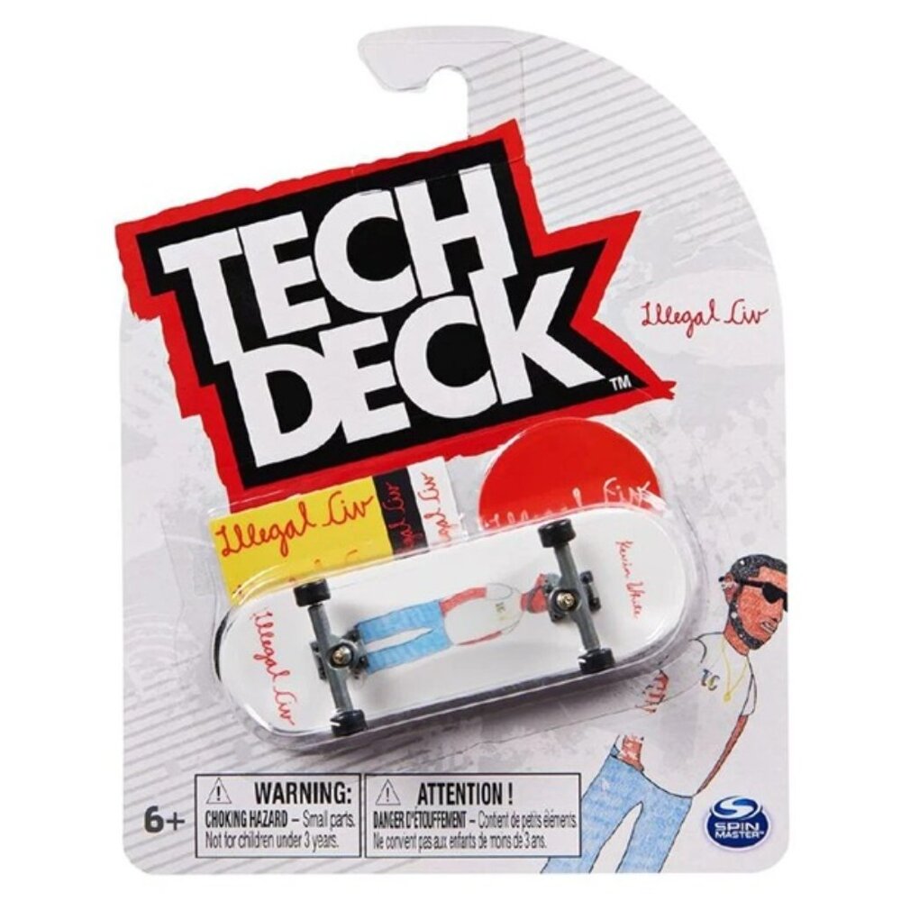 3/$55❤️Tech Deck Illegal Civ Kevin White Skateboard Fingerboard K-White Big Kev